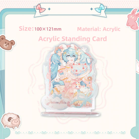 Vocaloid Hatsune Miku Sweet Dream Future Series Moeyu Miku Merch Badge Polaroid Acrylic Standing Pendant Delicate Accessories